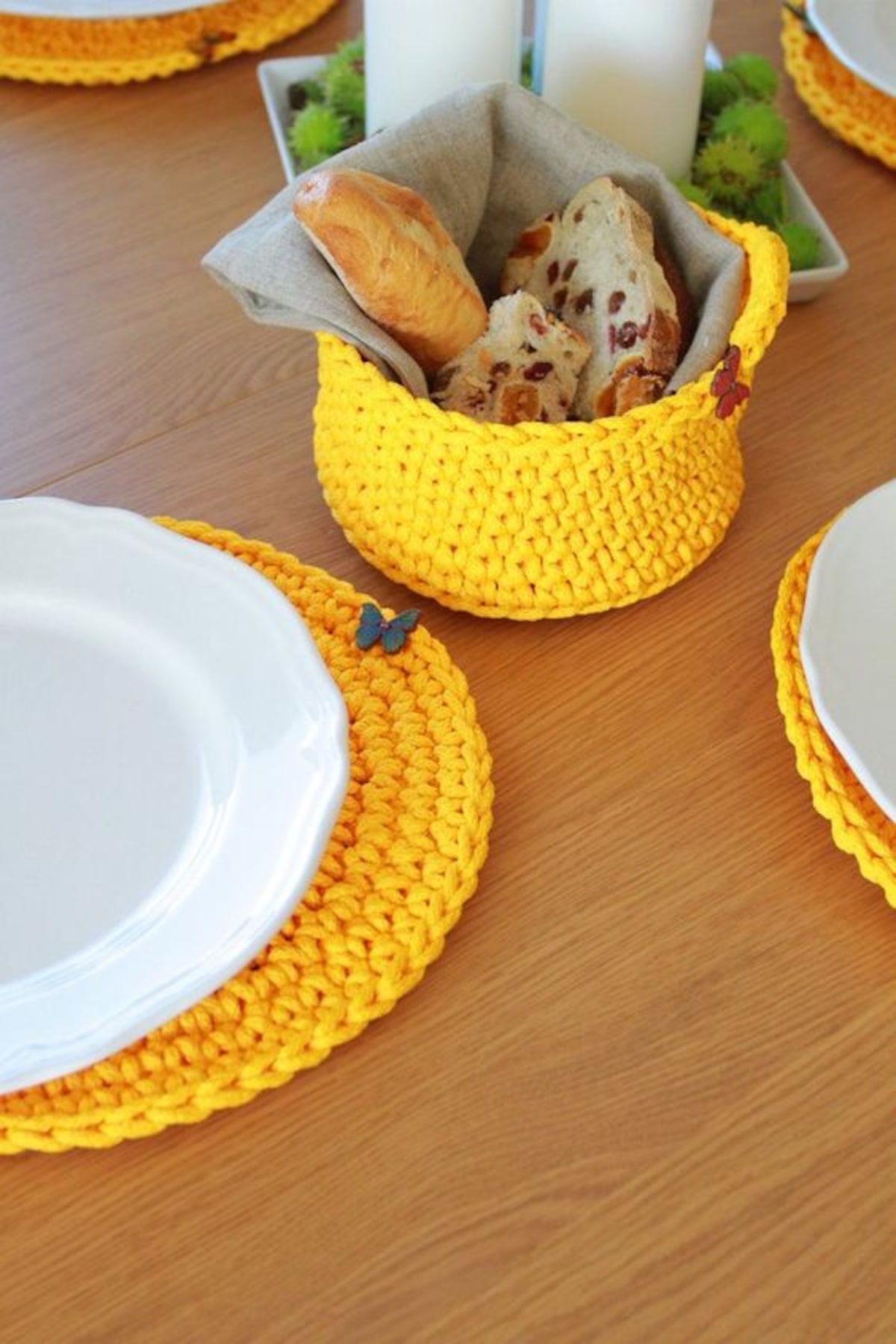 sousplat de crochê vs jogo americano qual escolher