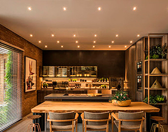 melhores spots de luz para sala de estar