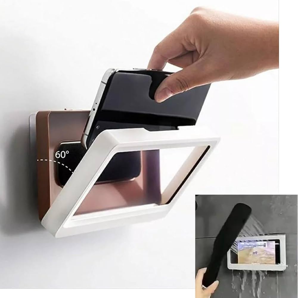 suporte celular banho