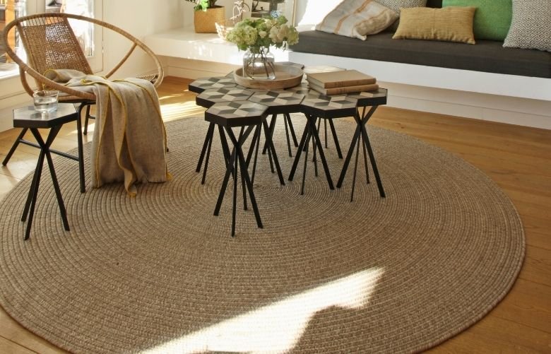Guia completo: Como escolher o tamanho ideal do tapete redondo para sua sala