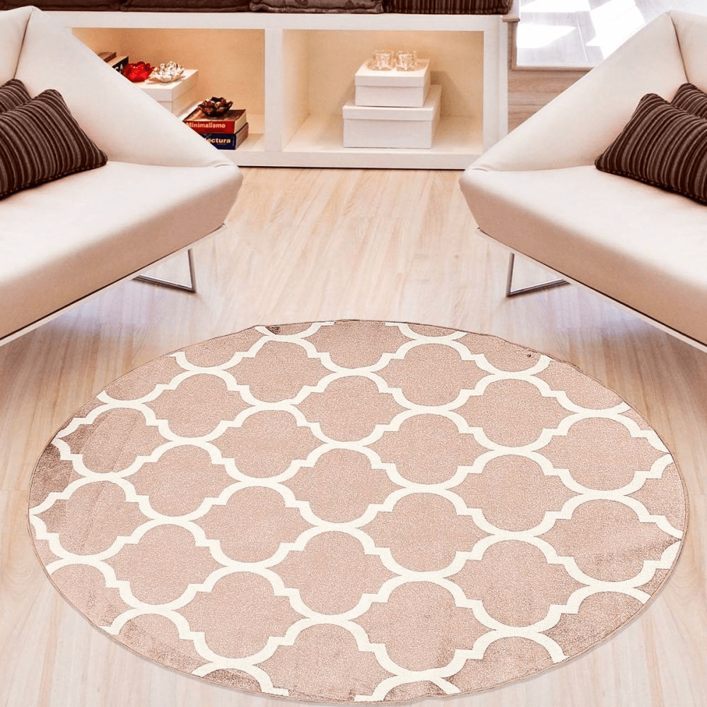 Tapetes persas e turcos redondos: Luxo e sofisticação para sua sala de estar