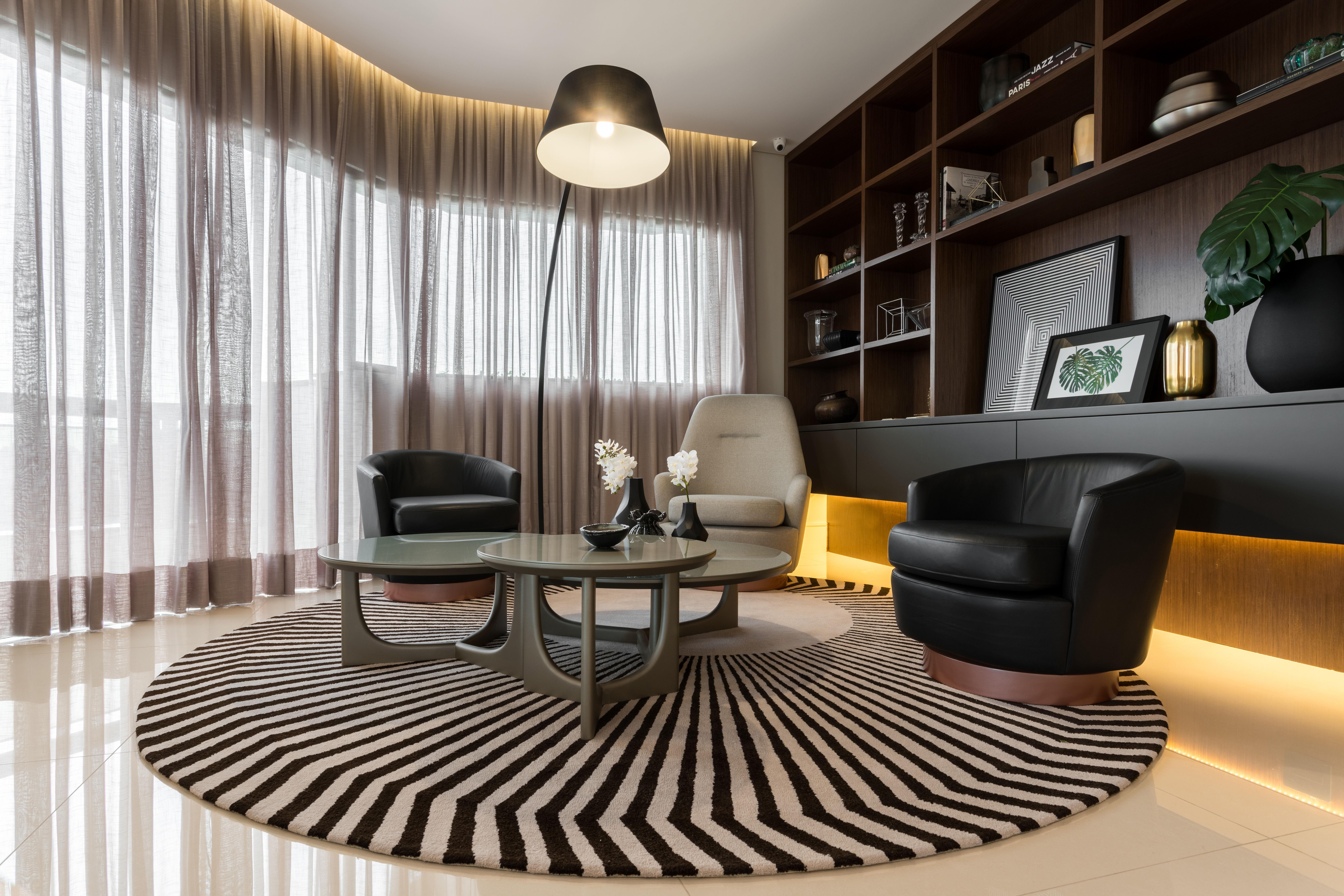 Guia completo: Como escolher o tamanho ideal do tapete redondo para sua sala