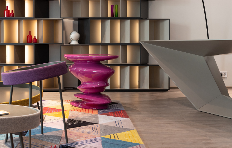 tapetes geometricos para sala