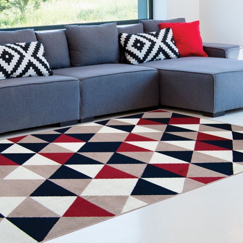 tapetes geometricos para sala