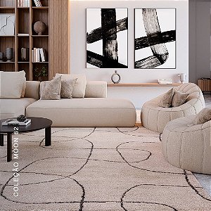 5 ideias de tapetes geometricos para sala pequena