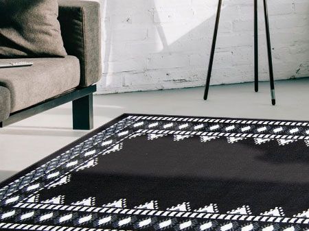 tapete geometrico shaggy ou fibra natural qual o melhor