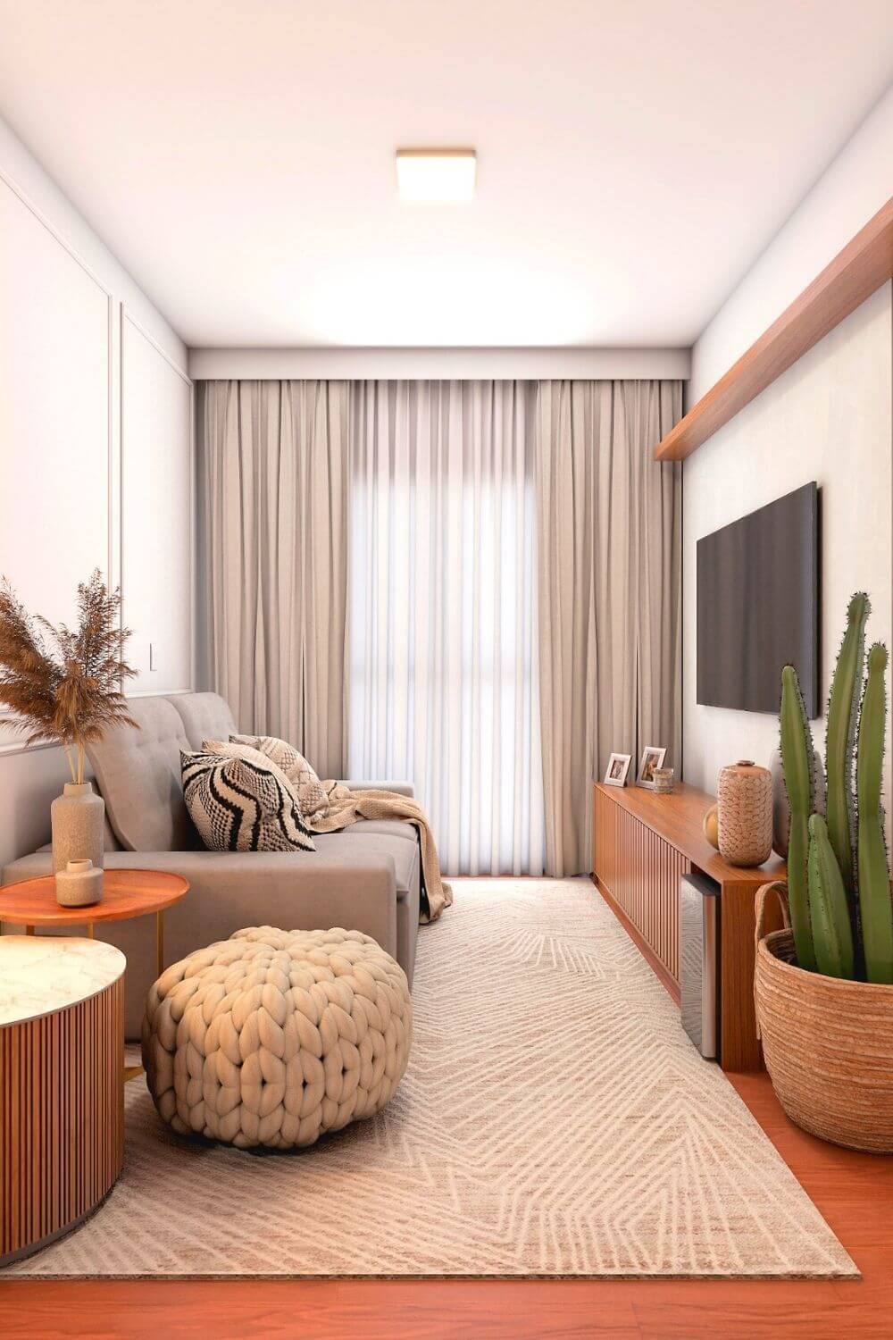 Biofilia na decoração: Traga a natureza para dentro da sua sala em 2025