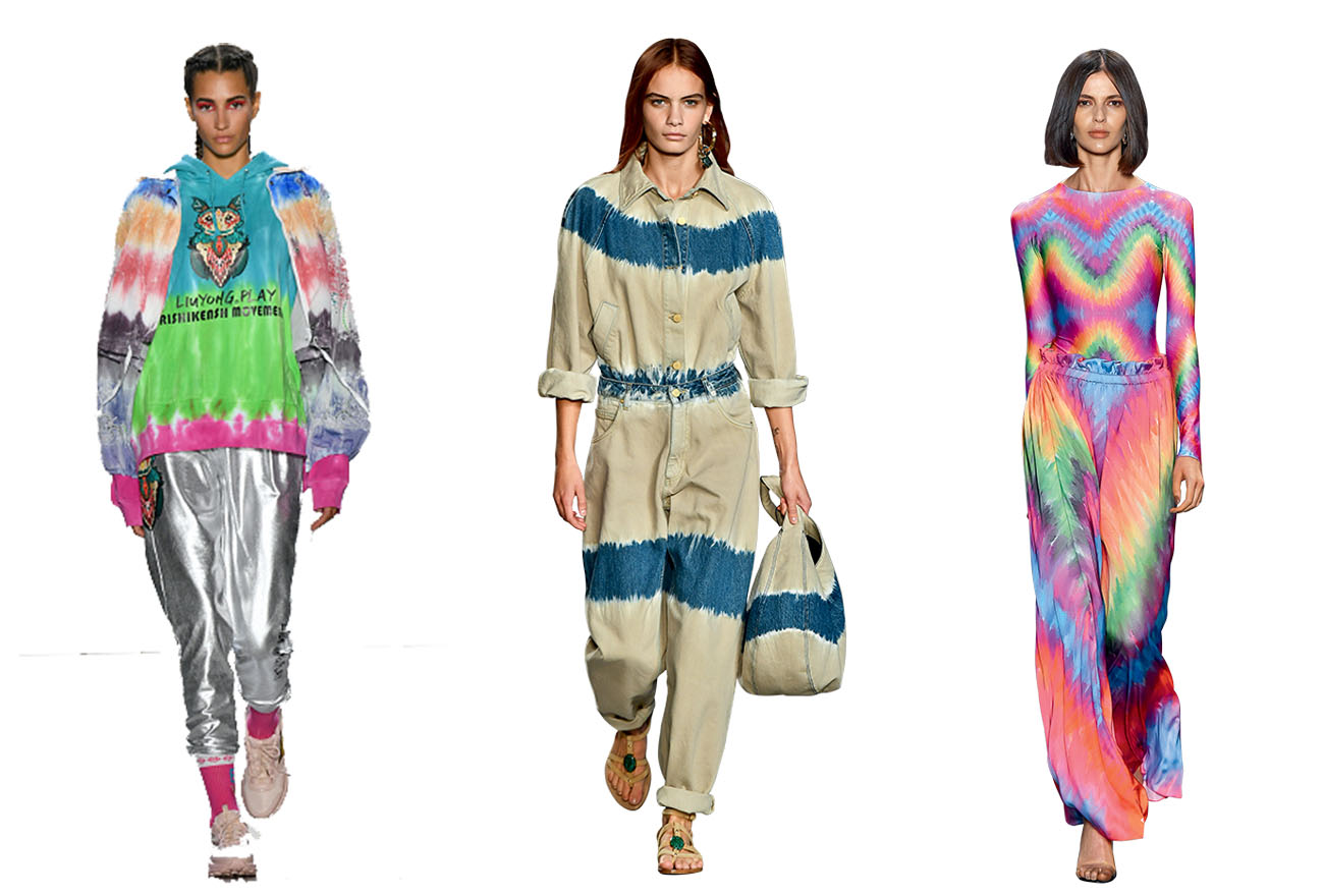 tie dye vs estampa floral qual escolher