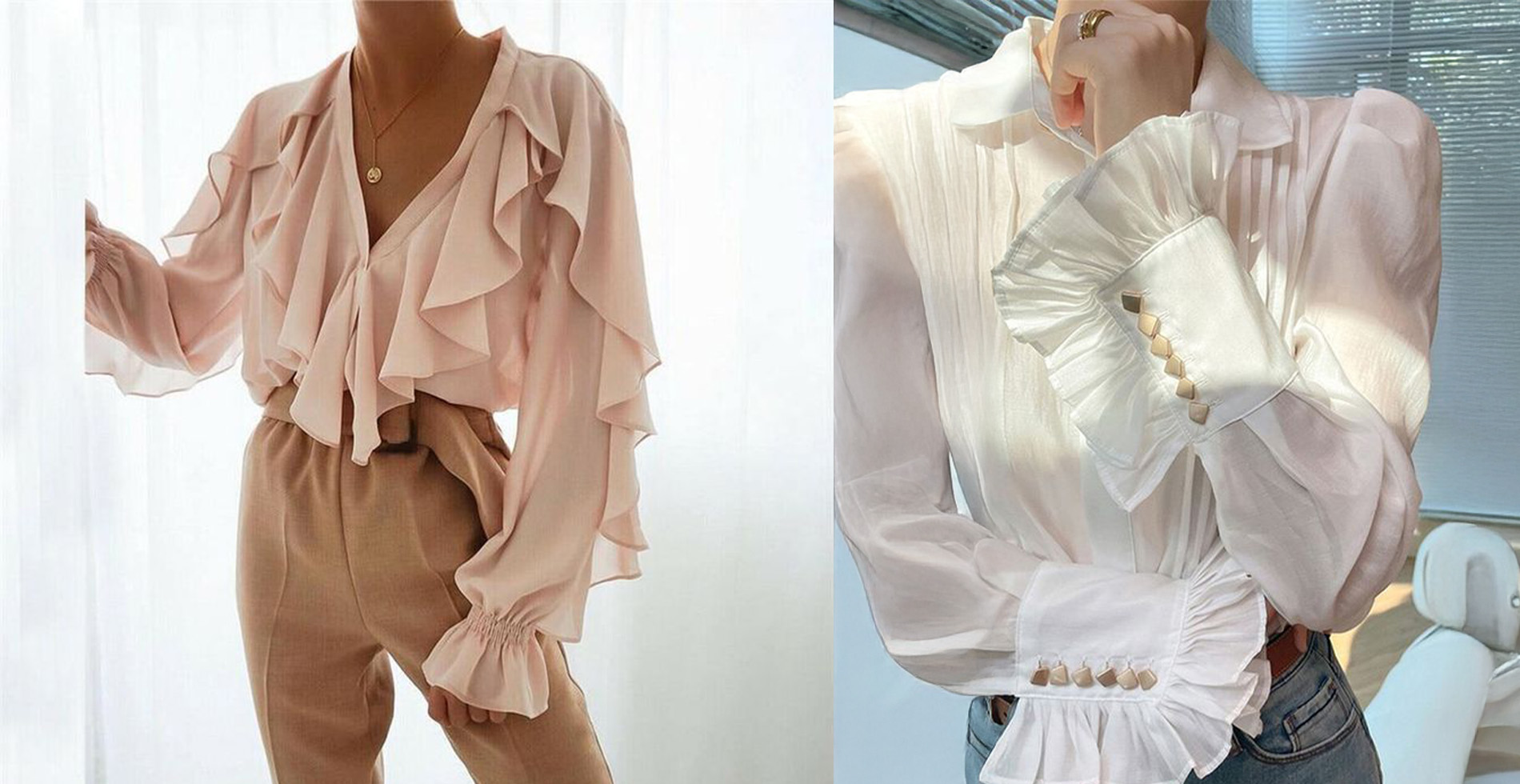 10 tipos de manga de blusa para arrasar no look