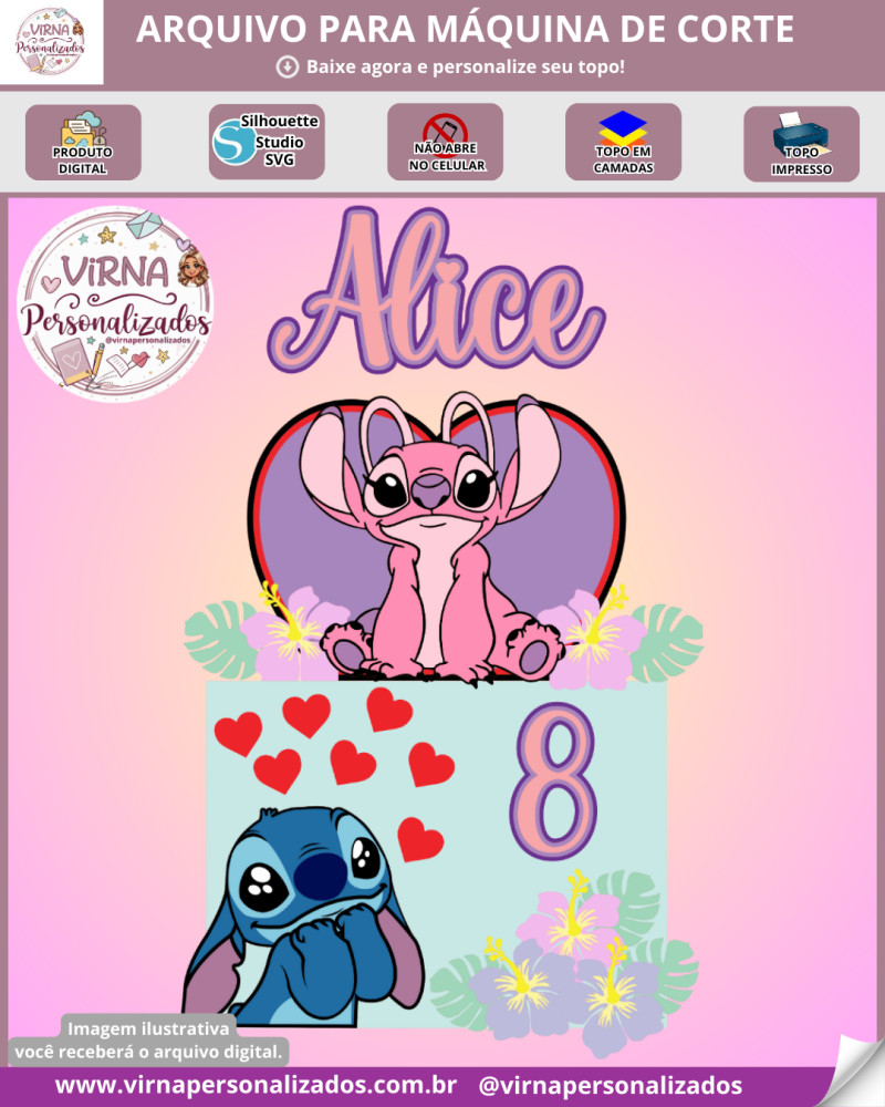 Ideias Criativas de Decoração com o Tema Stitch e Angel