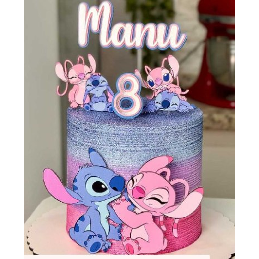 Dicas para Personalizar seu Topo de Bolo do Stitch com Nome e Idade