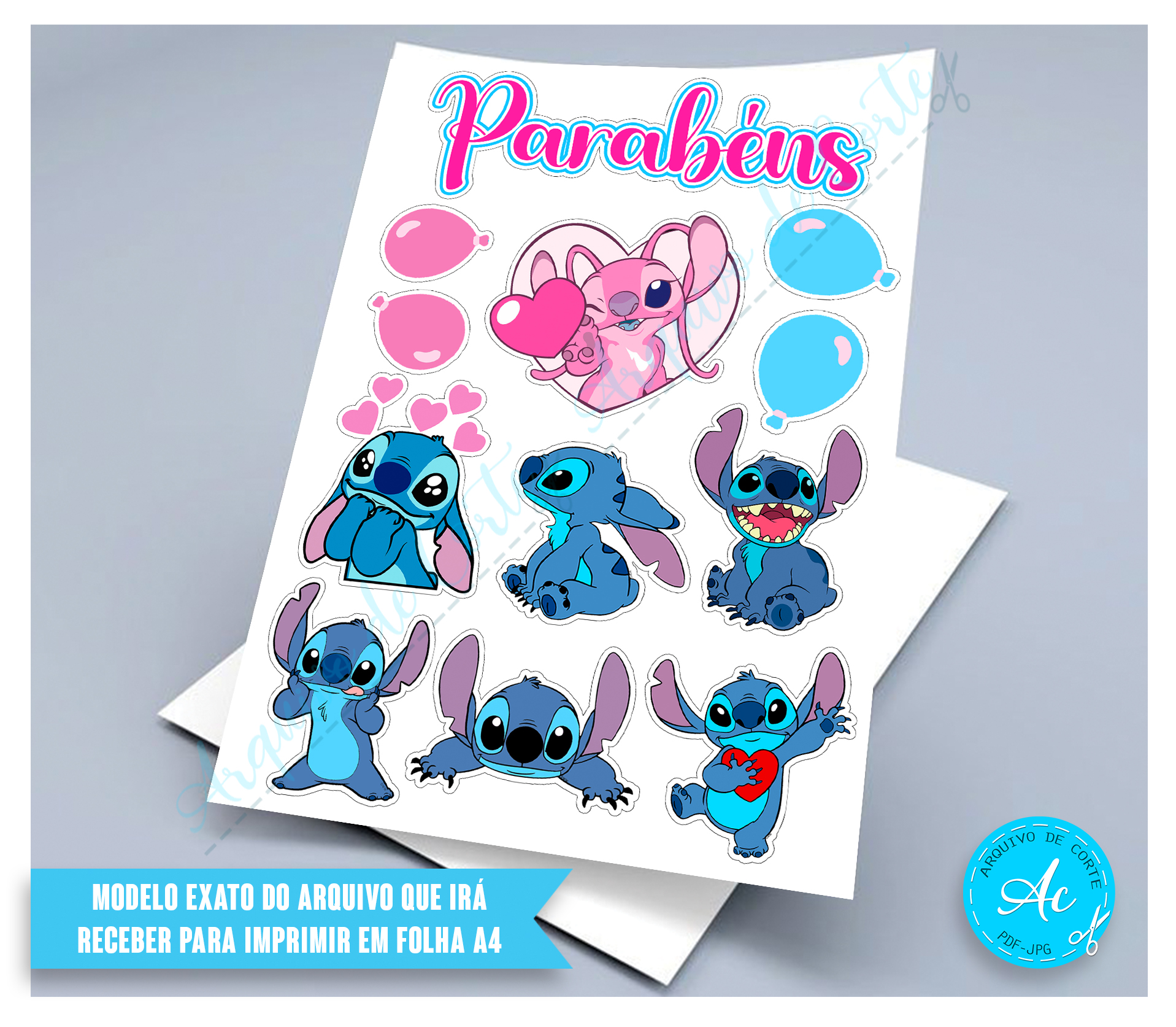 Guia Completo para Montar um Topo de Bolo 3D do Stitch em Casa