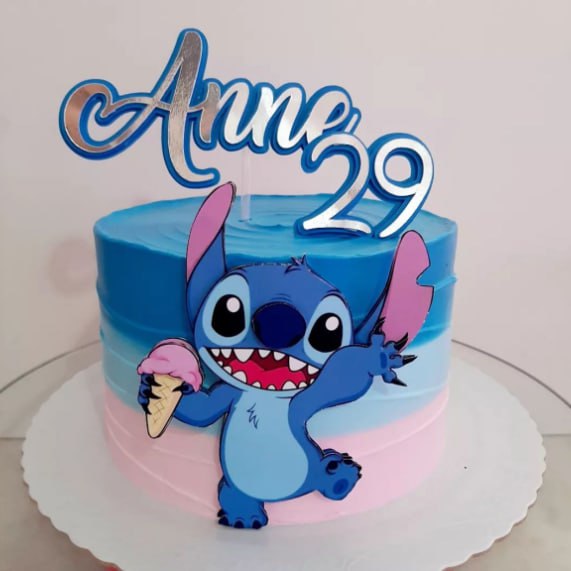 topo de bolo stitch para imprimir grátis