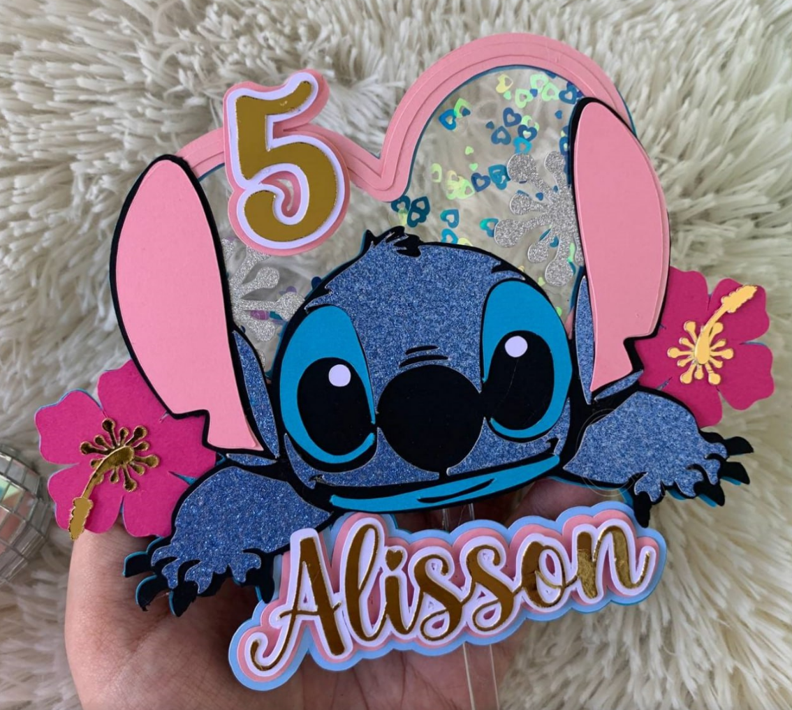 topper de bolo stitch lilo e stitch