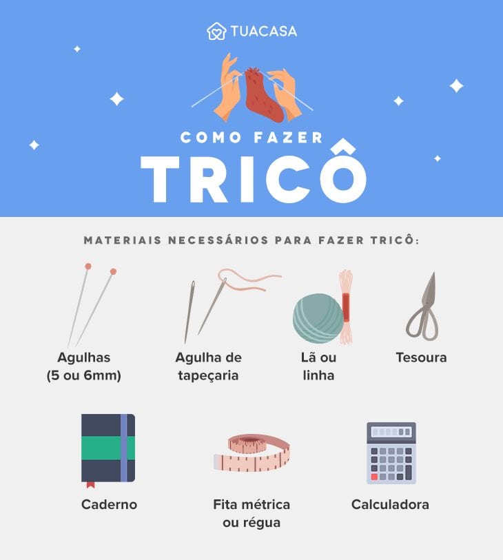 trico para iniciantes passo a passo