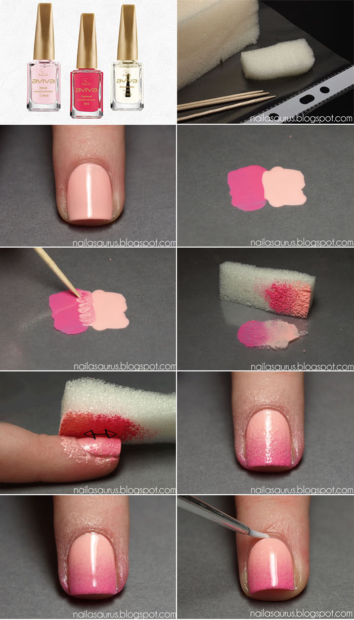 Inspirações de Unhas Degradê com Glitter para o Carnaval e Festas