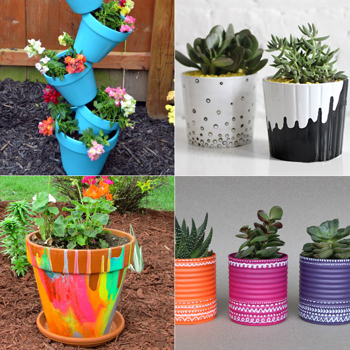 ideias criativas vasos plantas casa