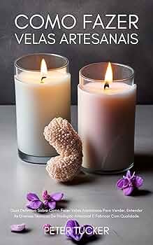 receita vela artesanal cera de coco lavanda