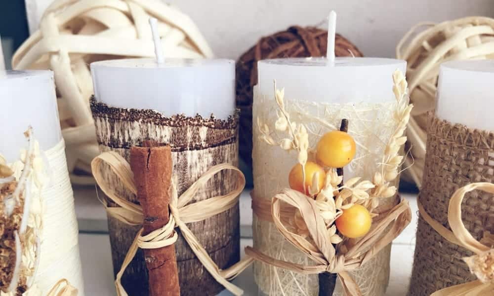 ideias criativas velas artesanais decoração casa
