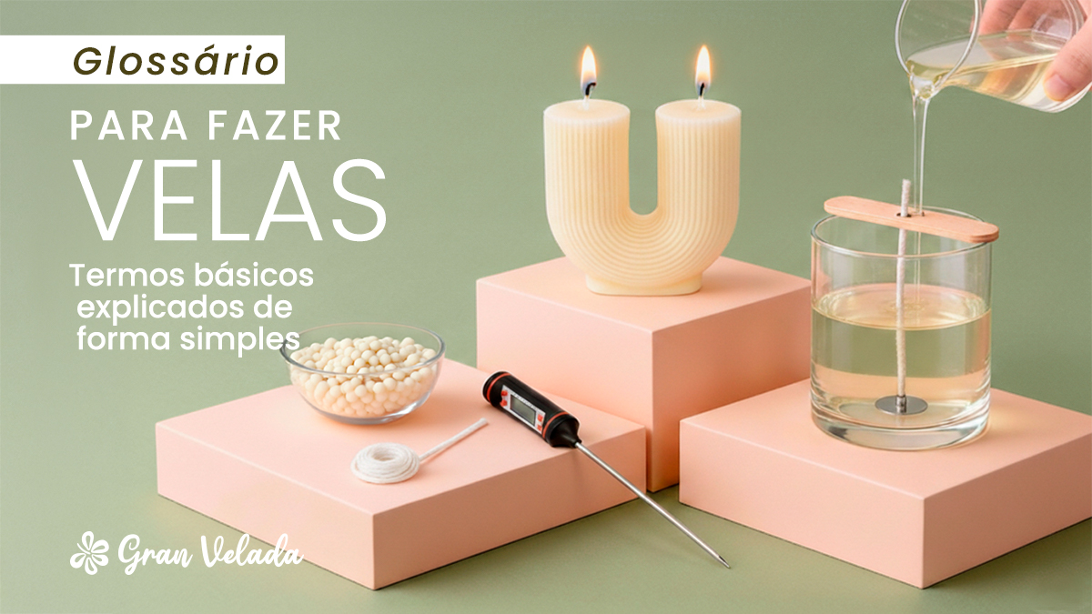 cera de soja versus parafina para velas artesanais
