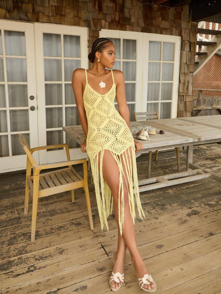 como fazer vestido de crochê
