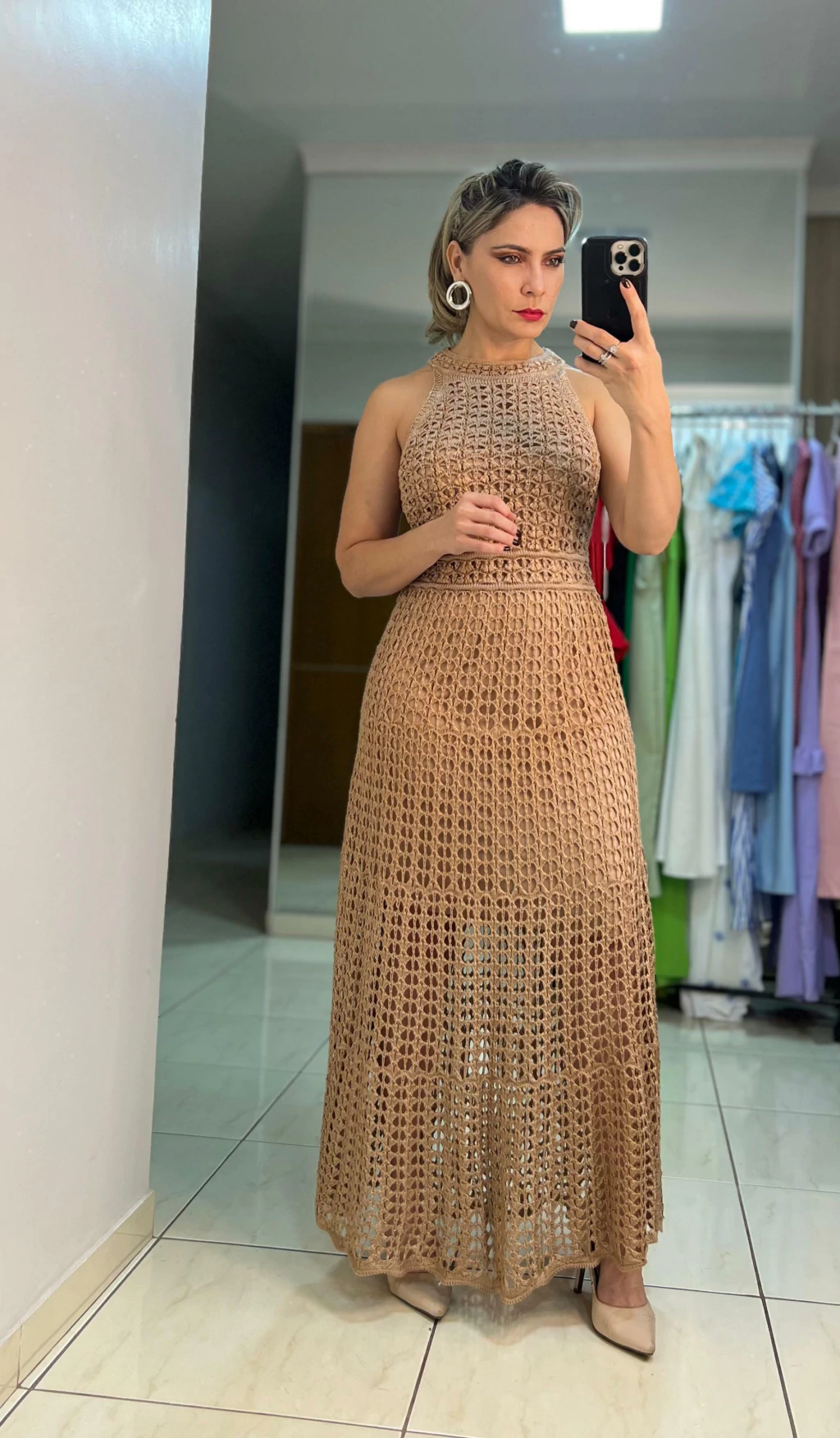 receita vestido de crochê