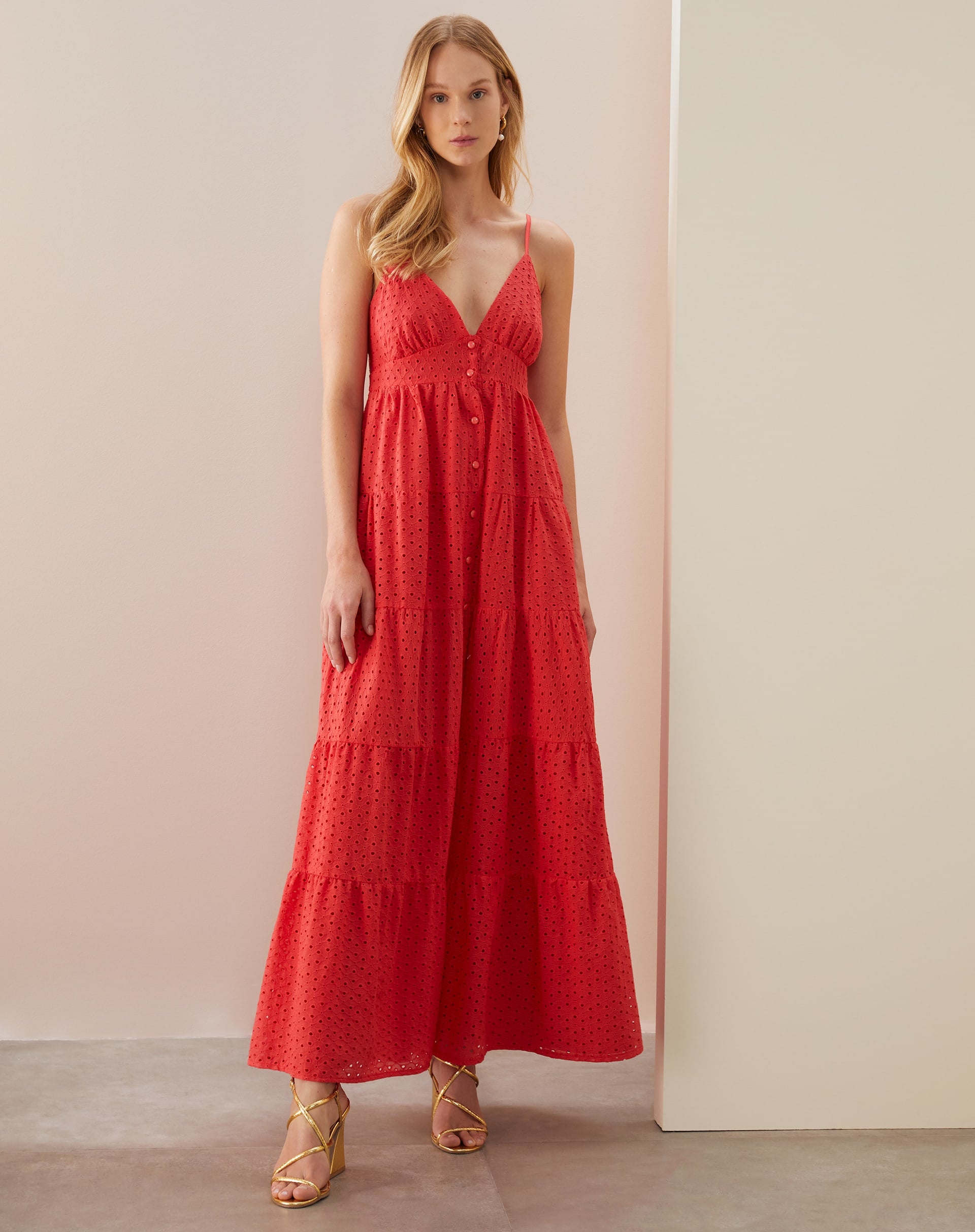 vestido vermelho para o natal