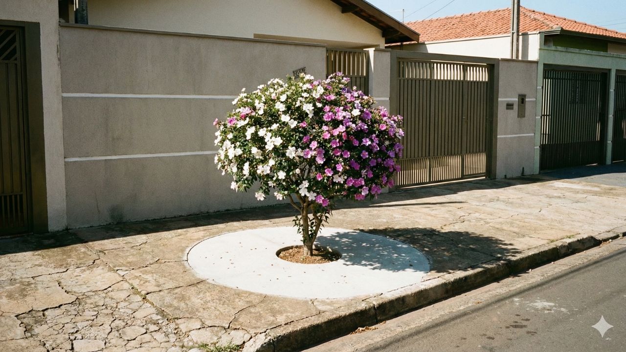 árvore de sombra para rua