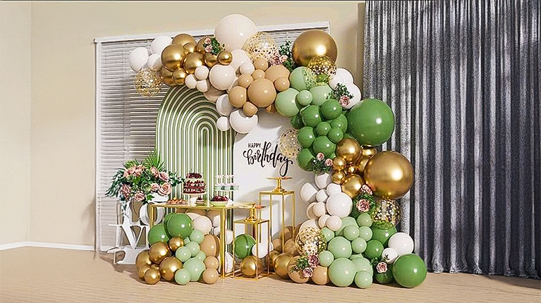 decoração prata para festa
