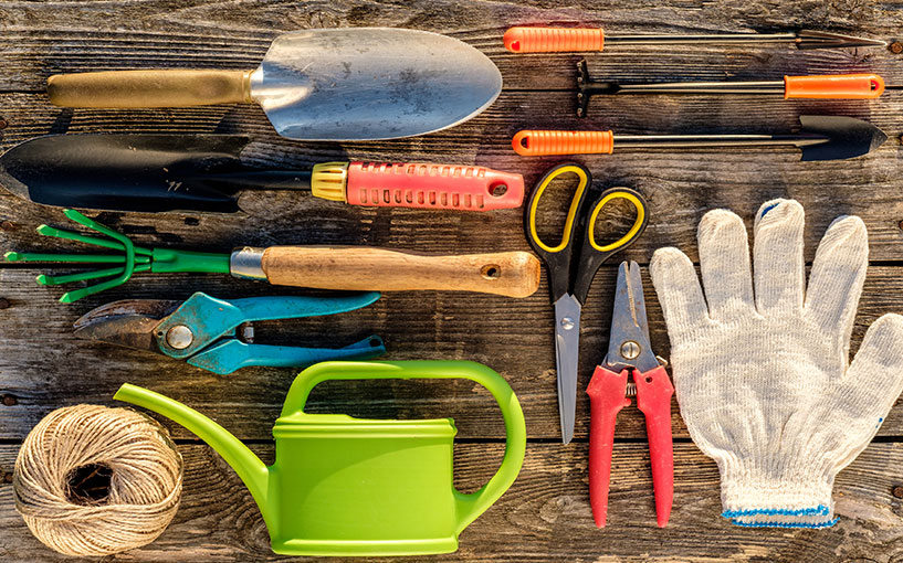ferramentas de jardinagem ergonômicas