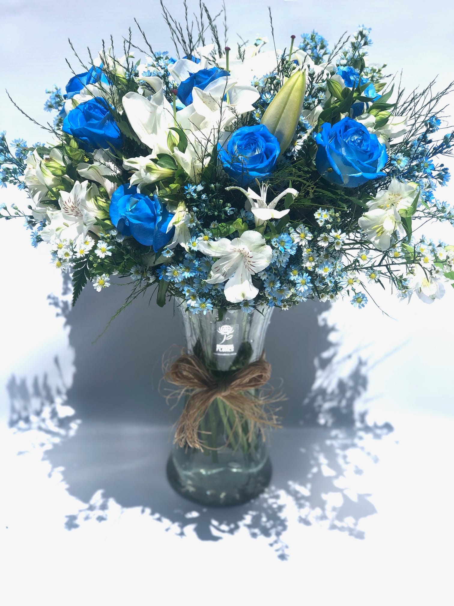 flores azuis que mudam de cor