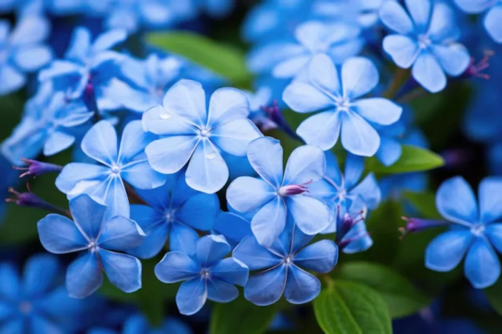 raridade flores azuis