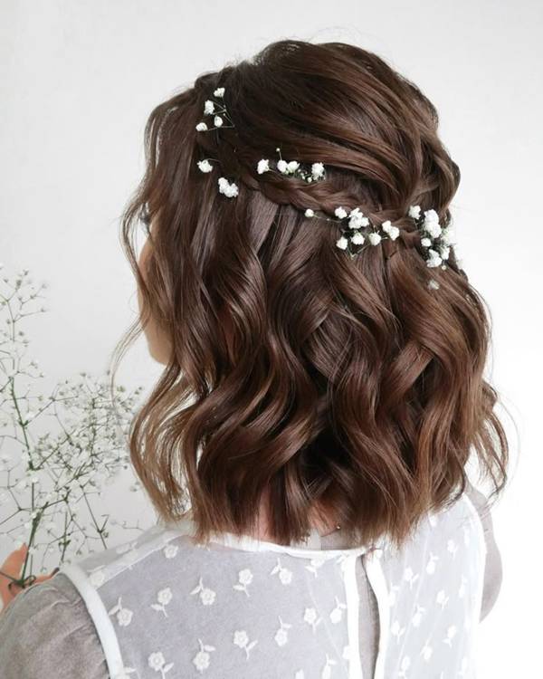 penteados para casamento cabelo curto