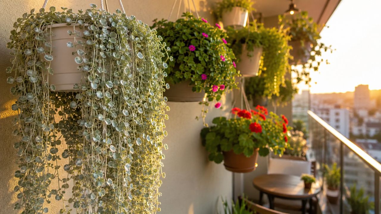 suportes para plantas suspensas