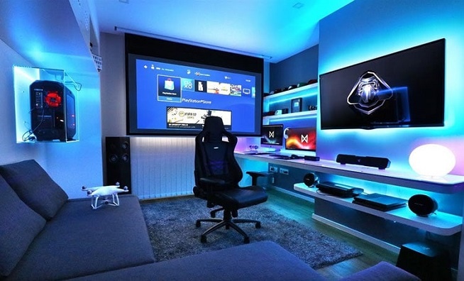 quarto gamer masculino