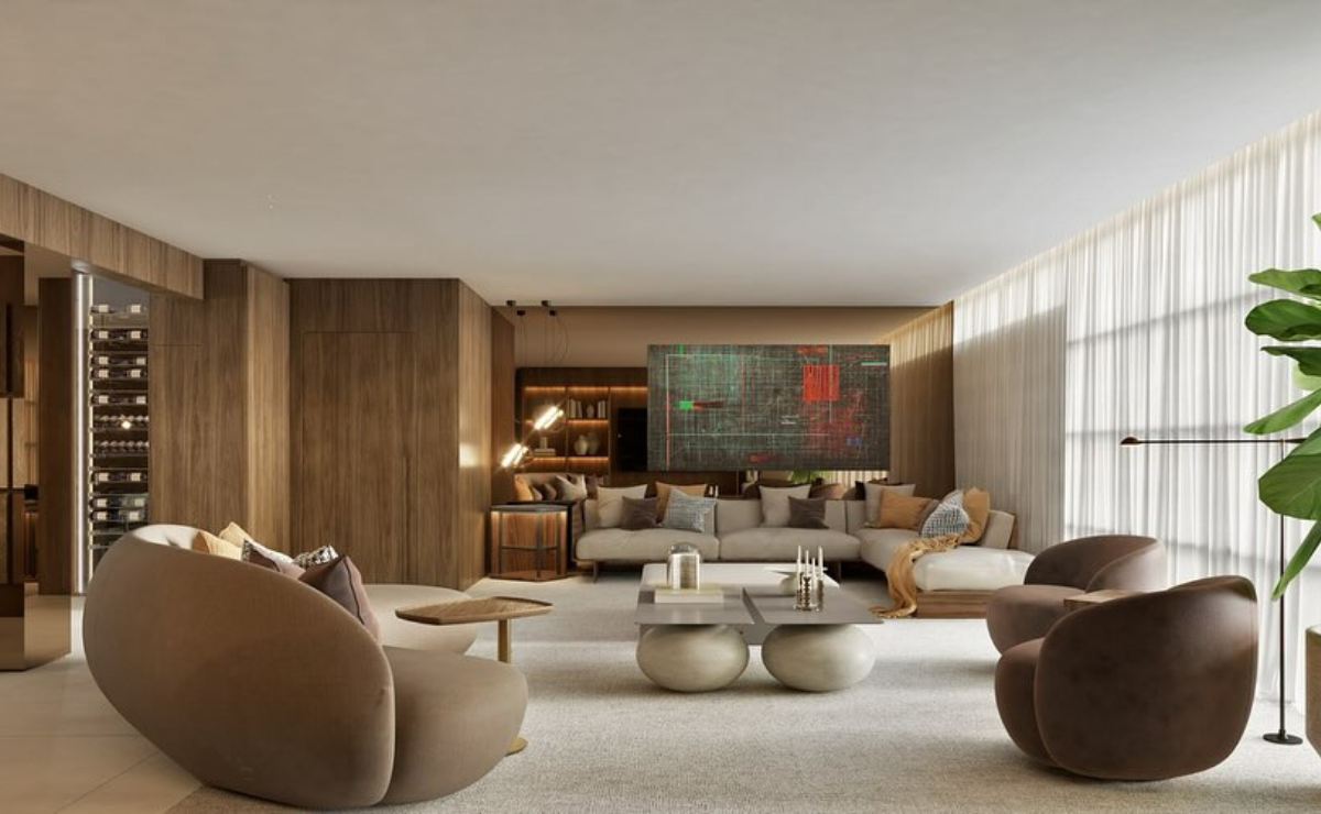 decoração sala moderna