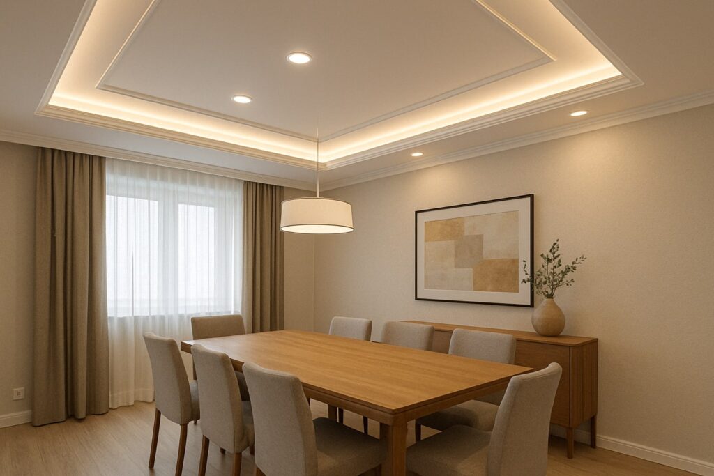 preço sanca de gesso sala