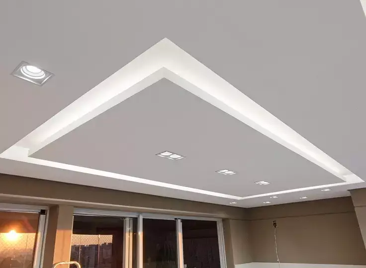sanca de gesso para sala pequena