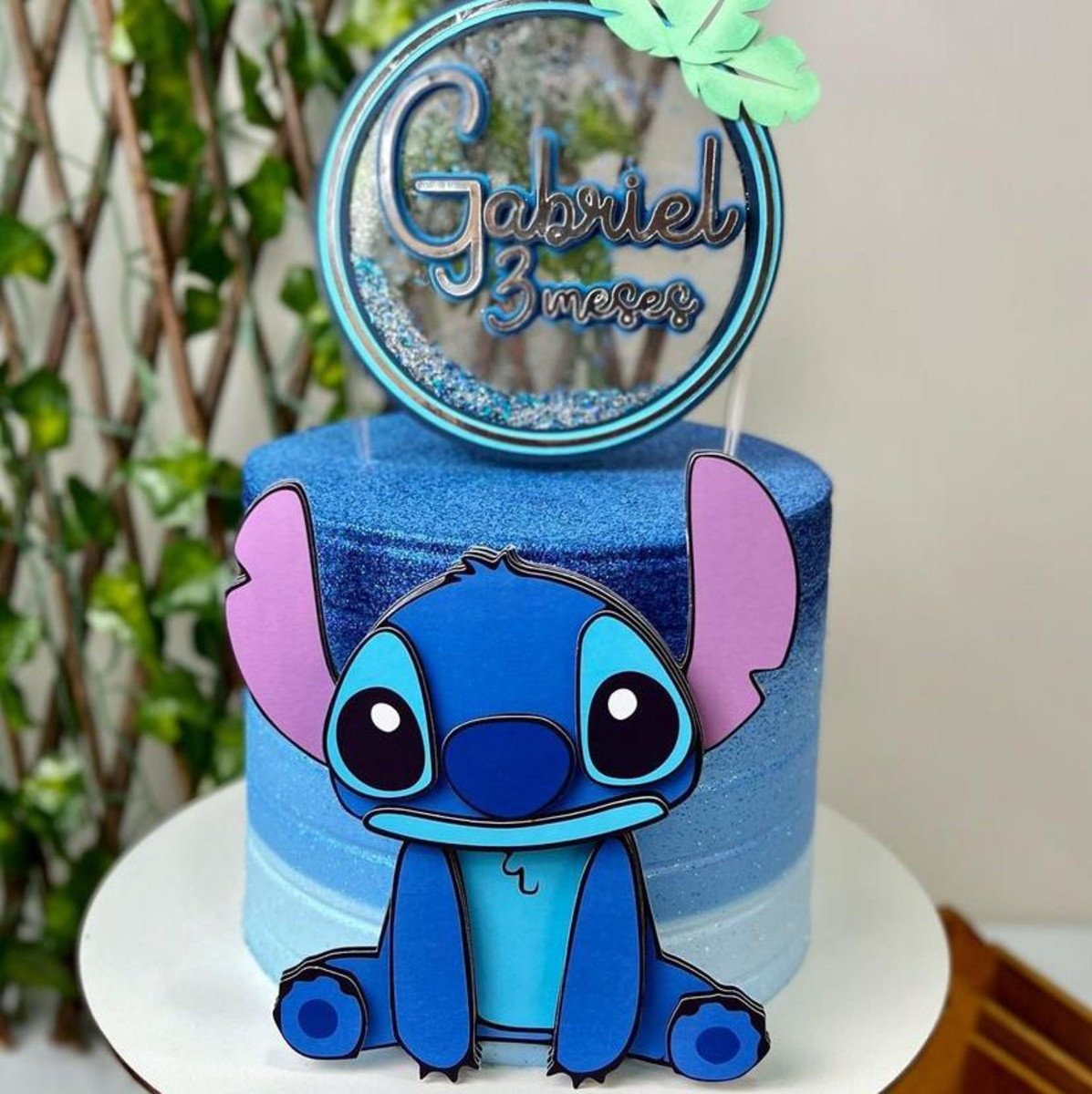 topo de bolo stitch festa infantil