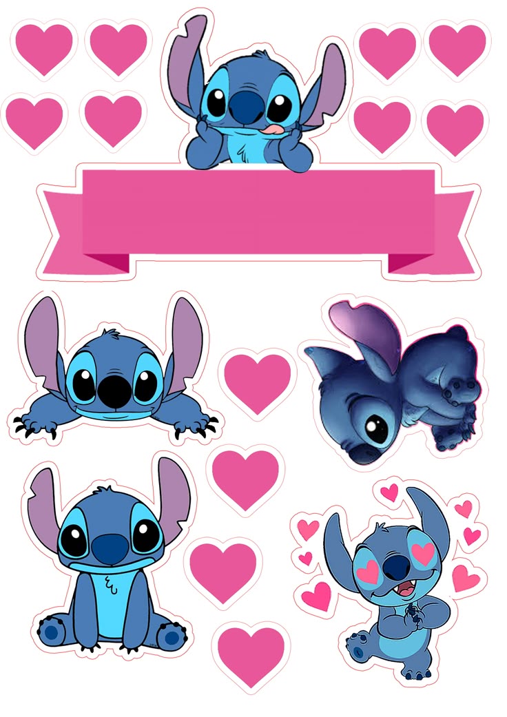 download topo de bolo Stitch grátis