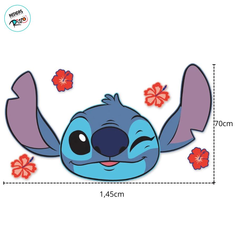 como fazer topo de bolo Stitch em casa