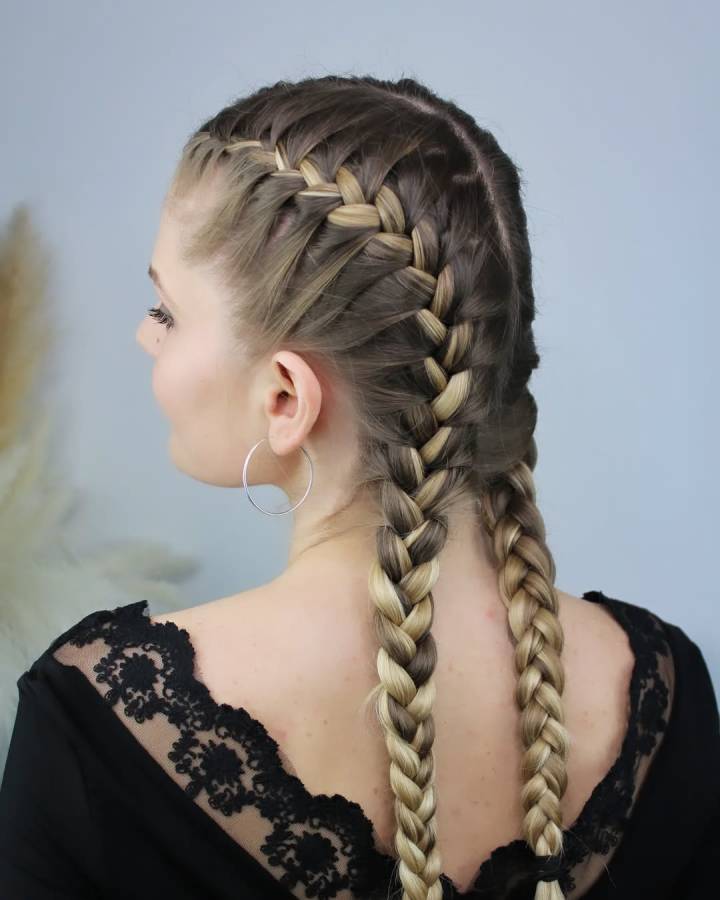 trança de cabelo