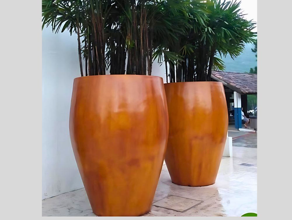 vasos de cerâmica grandes