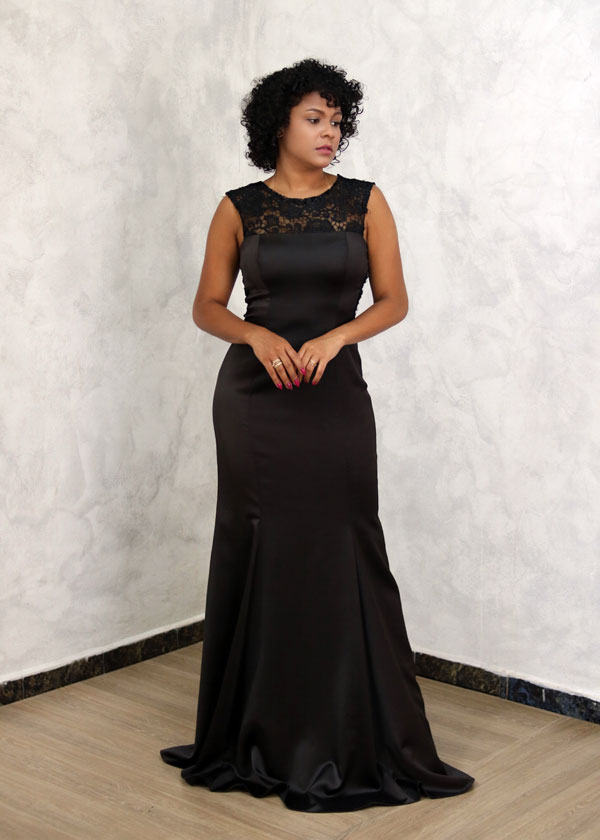 vestido de festa longo com fenda